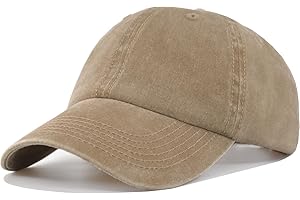 TSSGBL Vintage Cotton Washed Baseball Caps Unstructured Low Profile Adjustable Distressed Dad Hat for Men Women S-M-L-XXL