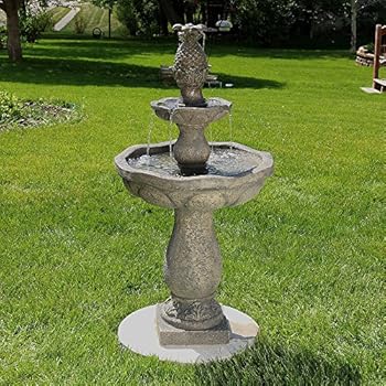 Amazon.com : Ananas Pineapple Tier Outdoor Fountain : Floor Standing