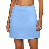 Ekouaer Women's Active Performance Skort Lightweight Skirt for Running Tennis Golf Workout Sports