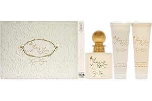 Jessica Simpson for Women - 4 Pc Gift Set 3.4oz EDP Spray, 0.34oz EDP Mini Spray, 3oz Body Lotion, 3oz Bath & Shower Crème