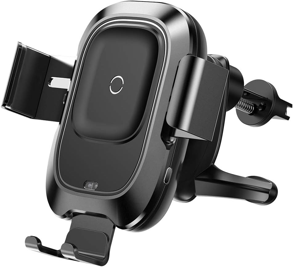 Wireless Car Charger Mount, Auto Infrared Induction 10W Fast Wireless Charger Car Air Vent Phone Holder for Samsung Galaxy S9/S9+/S8/S8+/S7/S6 /Note8 ,iPhone 8/8 Plus/X/XS/XS Max/XR, Black