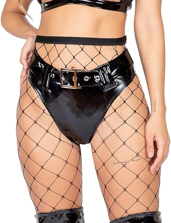 vinyl high waisted shorts