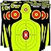 EasyShot Targets Shooting Targets 12 x 18inch Targets Highly Visible Neon Silhouette Paper Targets Heavy-Duty Paper Targets for Shooting in Short and Long Range Hunting Practice