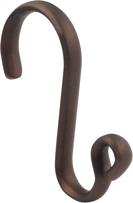 Interdesign Axis Crochets Pour Rideau Au Design Discret Anneaux Rideau De Douche Modernes En Metal Lot De 12 Accroche Rideau Couleur Bronze Amazon Fr Cuisine Maison