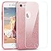 Truecore （2 Pack Glass Film+Case） iPhone 6 6s 4.7 Inch Case Kits, Fashion Luxury Protective Hybrid Beauty Crystal Rhinestone Sparkle Glitter Hard Diamond Case Cover for iPhone 6s/6 (3-Layer) (Pink)