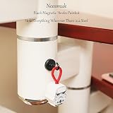 Neosmuk Black Magnetic Hooks Heavy Duty 4 Pack 45kg Extra Strong with Metal Hook view 3