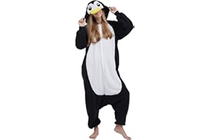 SimZoo Adult Animal Onesie Pajamas, Men and Women's Animal Cosplay Costume Sleepwear, One-Piece Unisex Homewear