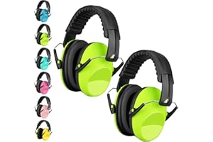 2 Pack Noise Cancelling Headphones for Kids, SNR 27dB Kids Ear Protection Safety Ear Muffs for Autism Kids Adult, Hearing Pro