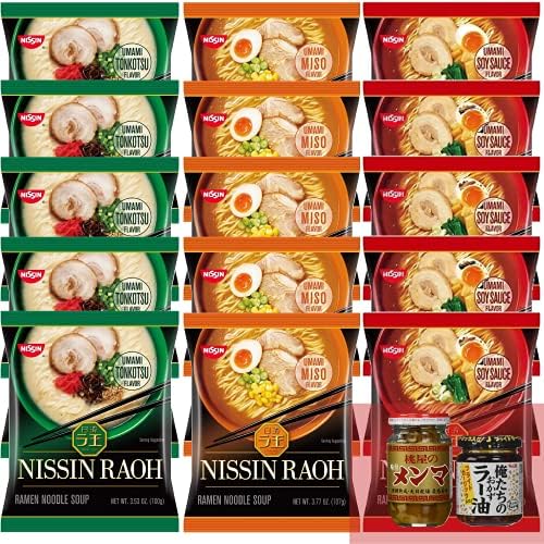 RAOH KING OF RAMEN Premium Ramen Noodles Restaurant Style Cooking Kit