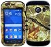 Wireless Fones TM Hybrid Impact Dual Layer Cover Case for Samsung Galaxy Ace Style S765c Straight Talk, Net10 and TracFone Exclusive Camo Mossy on Black Skin