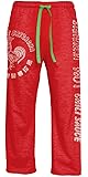 Sriracha Hot Chili Sauce Distressed Label Adult Heather Red Lounge Pants