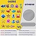 Non-Slip Bathtub Stickers, 20 Set Sea Creatures Anti Slip Decals Adhesive Appliques for Baby Bath Tub