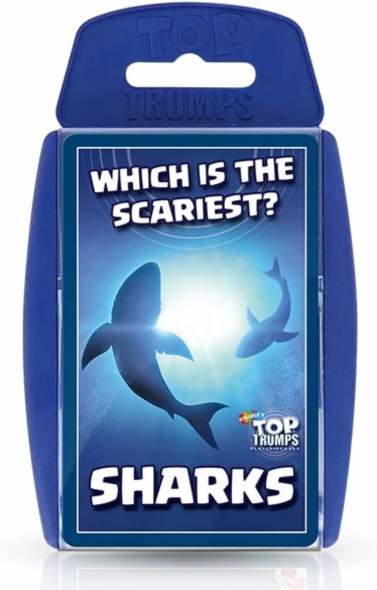 Top Trumps Sharks Classics Card Game Educational Family Fun 2 Players