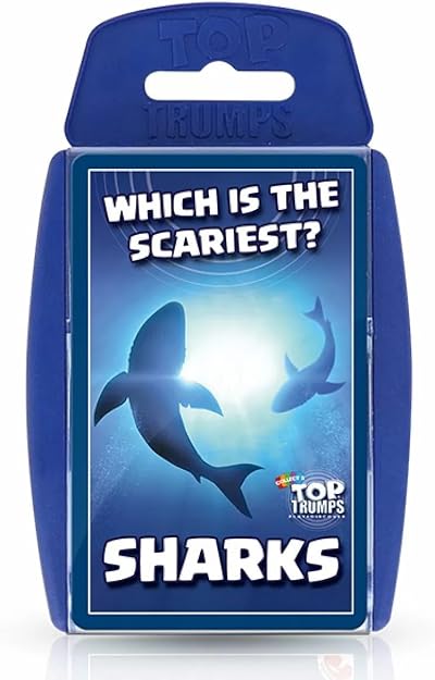 Top Trumps Sharks Classics Card Game Educational Family Fun 2 Players