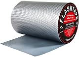 fowong Waterproof Tape Butyl Sealing Repair Tape 200mm x 5M Aluminum Foil