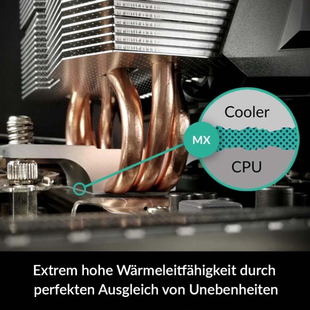 ARCTIC MX-4 (4 g) - Premium Performance Wärmeleitpaste für alle Prozessoren (CPU, GPU - PC, PS4, Xbox), sehr hohe Wärmeleitfähigkeit, Lange Haltbarkeit, sichere Anwendung, Nicht leitend 4