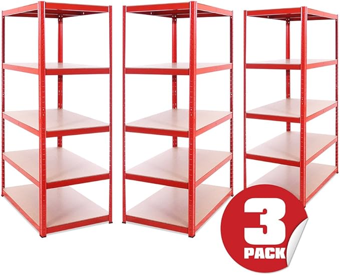 GRack 00363 Shelving, Red Amazon.co.uk DIY & Tools