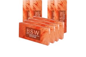 Himalayan Salt Tiles 8x4x1 Pack of 20 | Himalayan Salt Block for Sauna | Salt Brick for Spa, Home Decor 2.5 lbs Each Tile