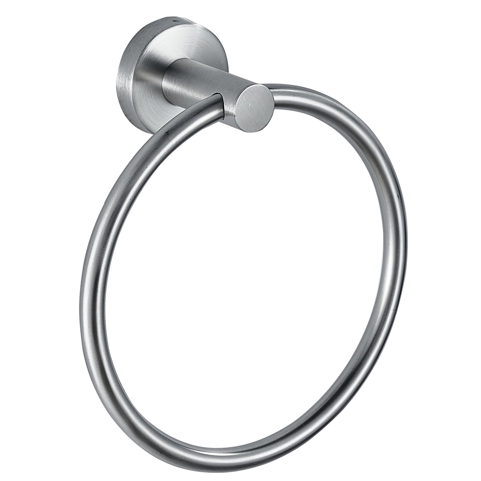 Towel Ring, Bathroom Hardware Accessories, wall-mounted towel ring, simple round stainless steel towel rack, for bathroom and kitchen (brushed nickel)