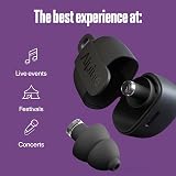 Alpine PartyPlug Pro Ear Plugs 21dB High Fidelity for Concerts Black view 7