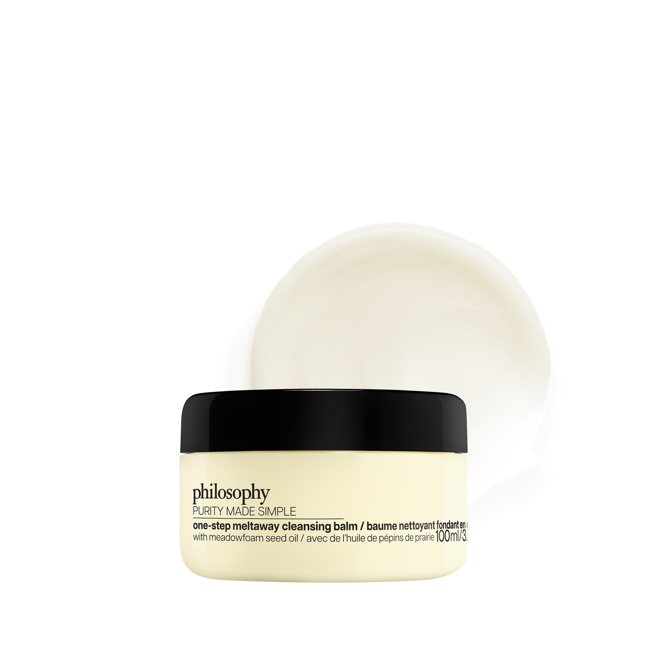 philosophy purity made simple one-step facial cleanser- with meadowfoam seed oil gently cleanses & melts away dirt, oil & stubborn makeup paraben-free face wash Image