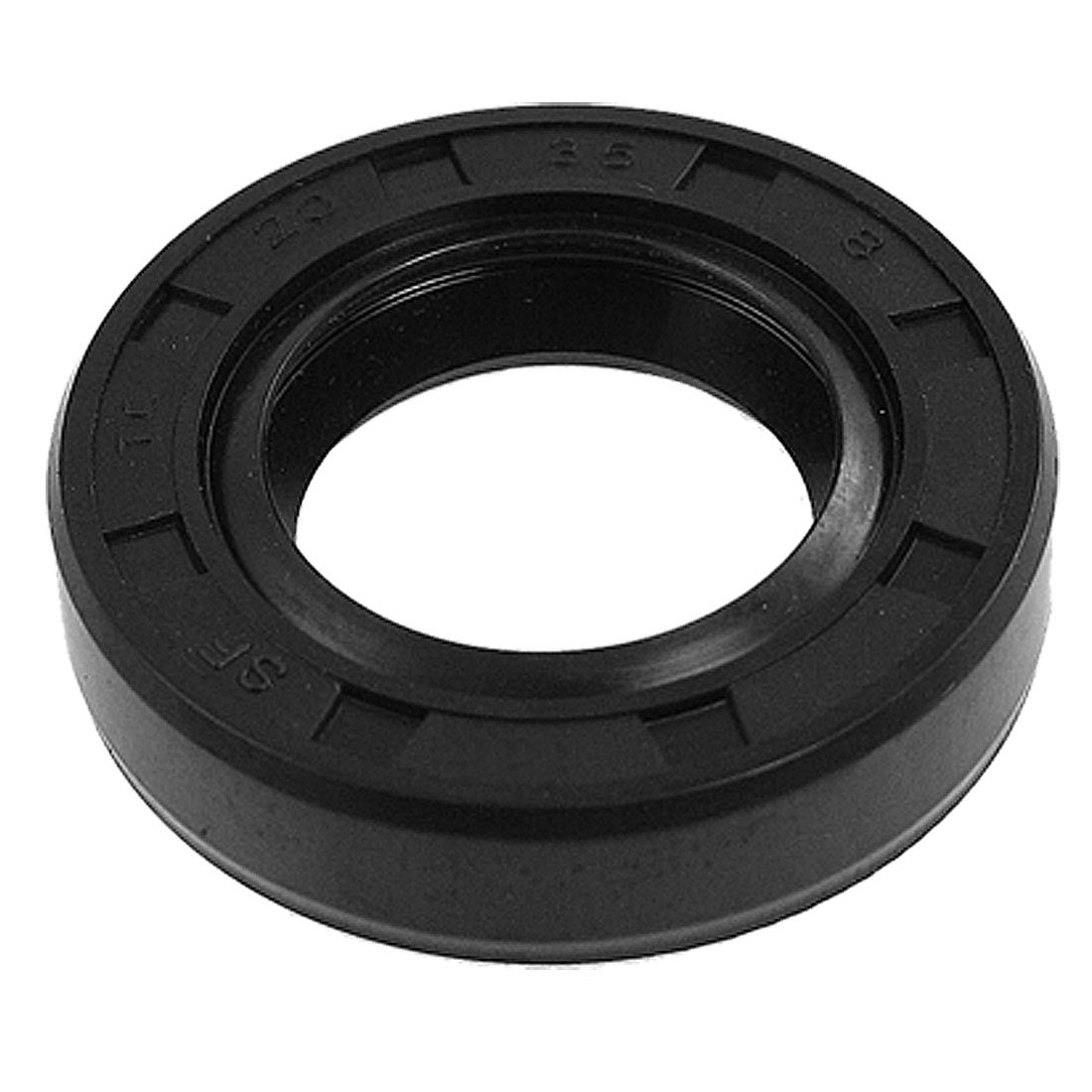 sourcing map Spring Loaded Metric Rotary Shaft TC Oil Seal Double Lip 20x35x8mm — image 1