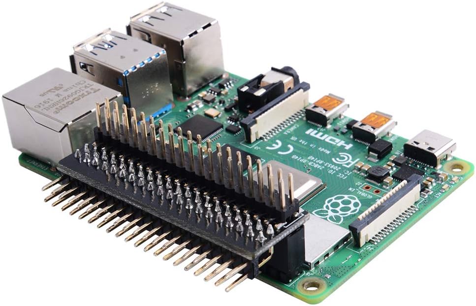 GeeekPi Micro Connectors Raspberry Pi 40pin GPIO 1 to 2 Expansion Board 2 x 20pin Strip Dual
