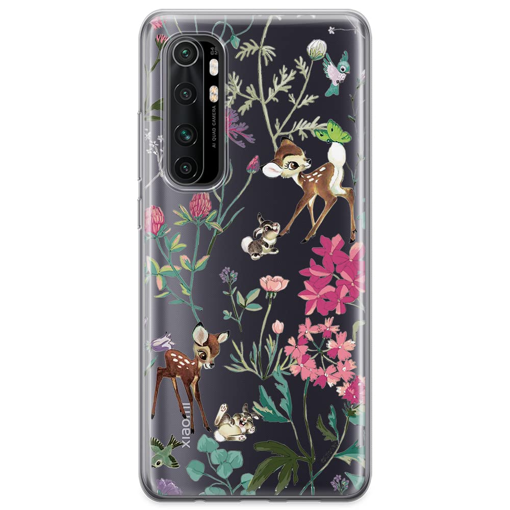 ERT GROUP mobile phone case for Xiaomi MI NOTE 10 Lite original and officially Licensed Disney pattern Bambi & Friends 001 optimally adapted to the shape of the mobile phone, partially transparent