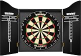 WINMAU Pro Line Deluxe Dartboard Cabinet Veneer Wood Easy Wipe Scoring