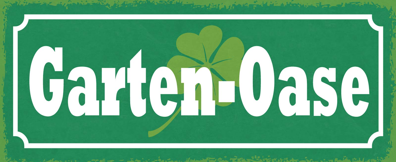 Schatzmix Tin-Plate Sign, Sheet metal, Multicoloured, 27x10 cm