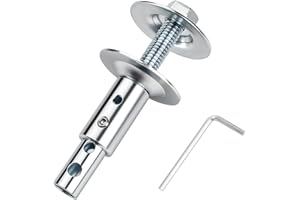 EMILYPRO Shaft Arbor Extension 1/2" and 5/8"/ Motor Arbor Threaded Shaft Adapter Longer Version for Buffing Grinding Wheels/f