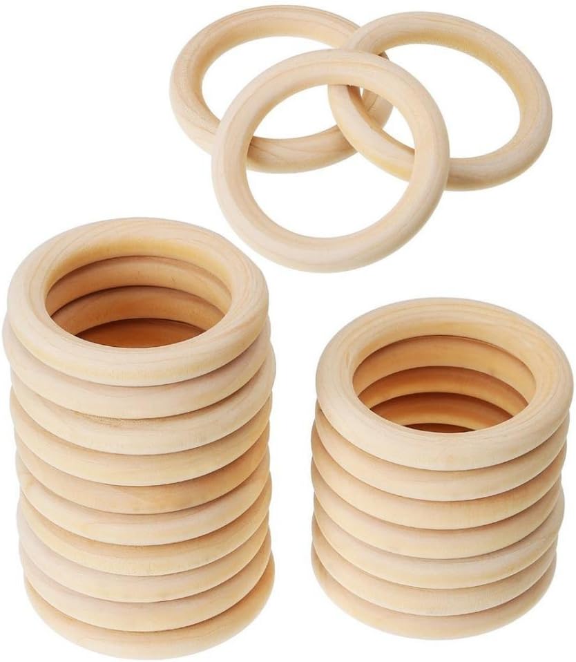 wooden teething rings
