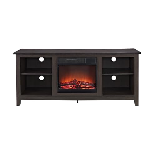 Entertainment Center with Electric Fireplace