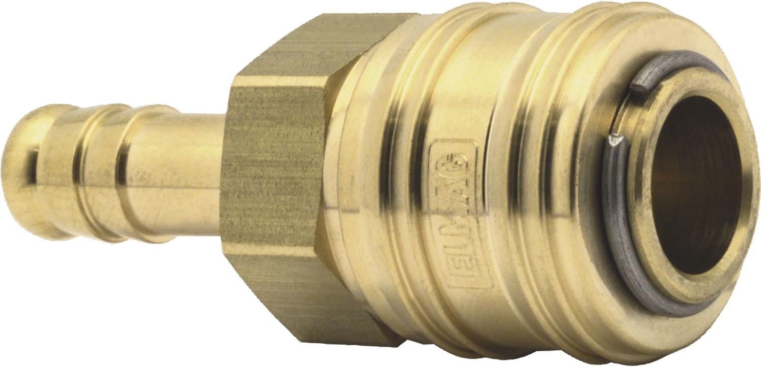 MegaHaustechnik Schnellkupplung Messing – Für 1 1/4 Zoll Schlauch (32mm Außendurchmesser) – Kompatibel Mit GEKA, Gardena & Co.