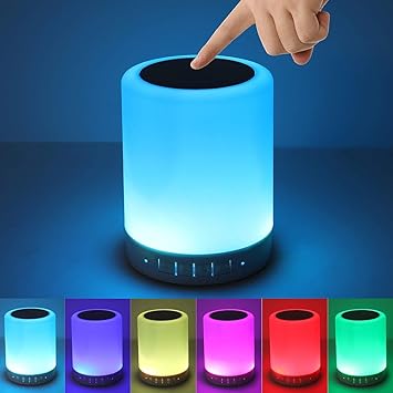 touch lamp portable speaker with picture