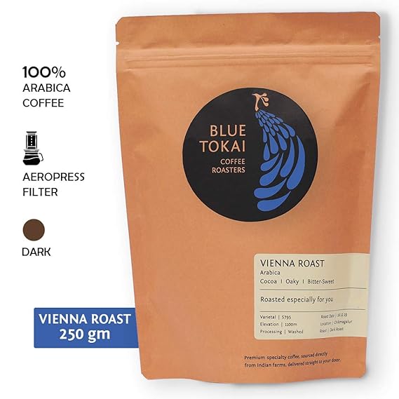Blue Tokai Coffee Roasters Vienna Roast (Dark Roast) 250 Gm
