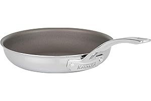 Viking PureGlide Pro 3-Ply Nonstick 10 Inch Frying Pan,Titanium Interior, Oven and Broiler Safe, Induction Ready