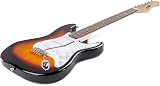 MAX Electric Guitar and 40W Amp Beginner Kit Sunburst S-Style Guitar Starter Set view 4
