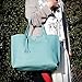 OCT17 Women Tote Bag - Tassels Faux Leather Shoulder Handbags, Fashion Ladies Purses Satchel Messenger Bags - Light Blue