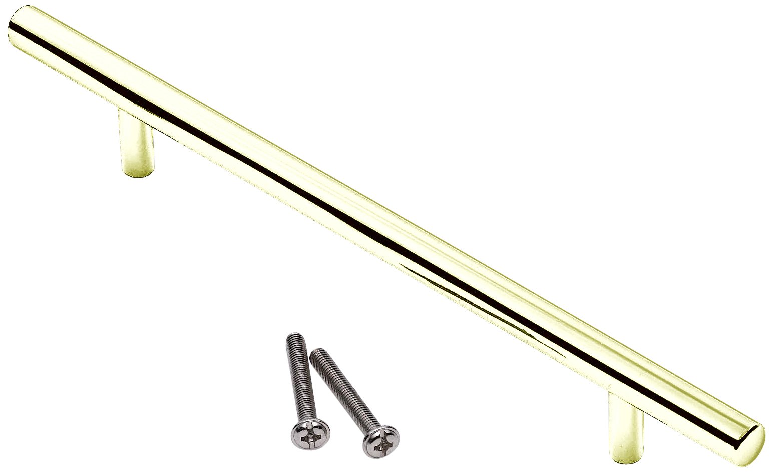 Merriway® BH01085 (20 Pcs) 128 mm Brassed T Bar Style Handle - Pack of 20 Pieces