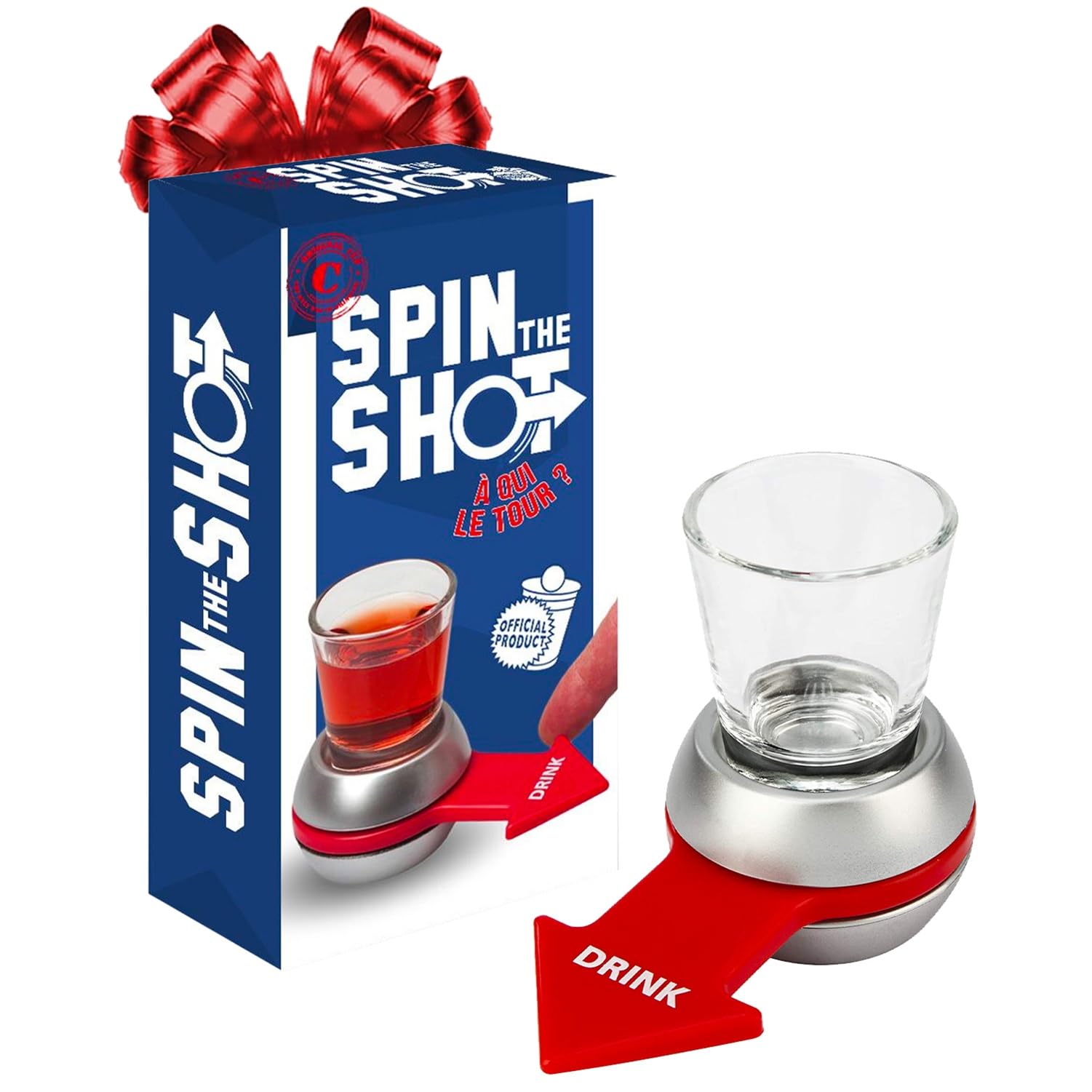 Original Spin The Shot | Bottle Game | Spin the arrow | Premium Quality | Shots | Party Game | Drinks Game | Drinking Game | House Party | OriginalCup® — image 1