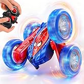 Veeniix V996 Spider Remote Control Car, RC Cars with Double Sided 360° Flip 4WD Rechargeable Stunt Car, Indoor Outdoor Toys for Boys 4 5 6 7 8 9 10 11 12, Birthday for Kids Age 4-12
