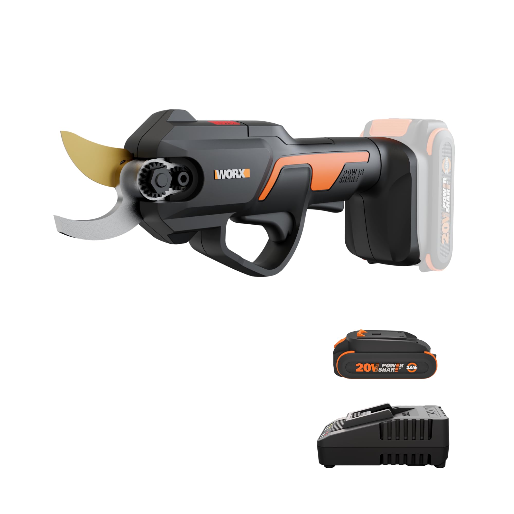 Worx 20V Worx NITRO Pruning Shear/Lopper WG330 - (Battery & Charger Included) Image