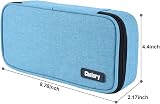 Chelory Large Pencil Case Big Capacity Oxford 8.8x4.4x2.2 inch Light Blue view 5