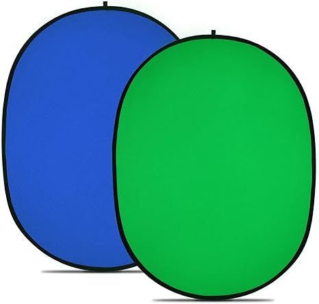 Neewer Fondo Plegable Reversible Chromakey Green Chromakey Blue 150 200cm Chroma Key Azul Verde Amazon Es Electronica
