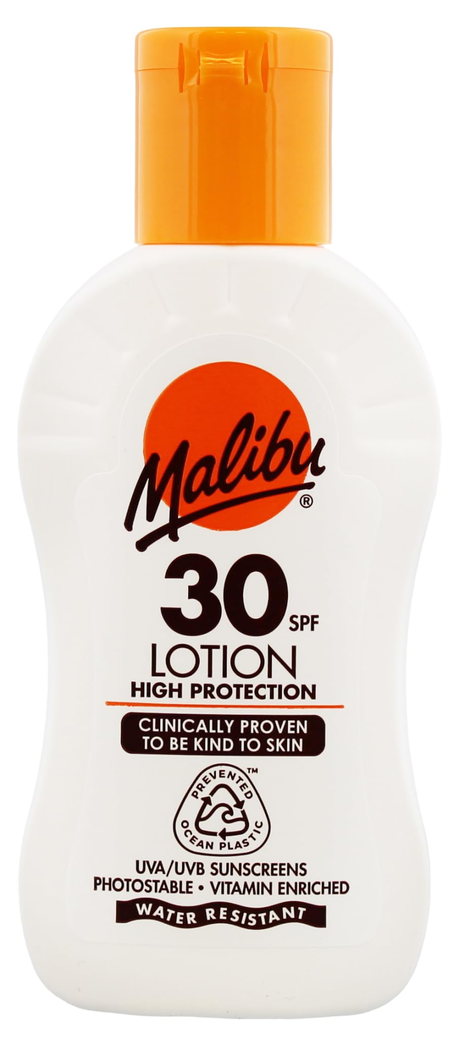 Malibu Sun SPF 30 Lotion, Medium Protection Sun Cream, Water Resistant, Vitamin Enriched, 100ml