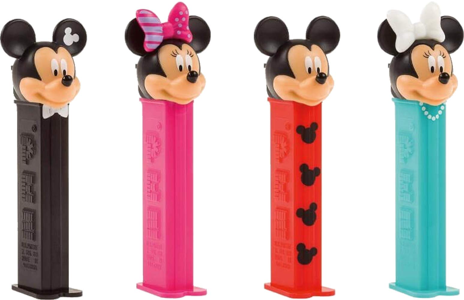 Mickey & Minnie Stylish Pez Dispenser with Refils (Sold Singly, One Random Character Supplied)
