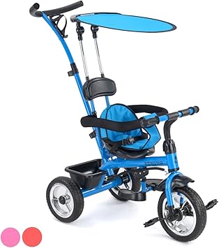 kids push along tricycle buggy