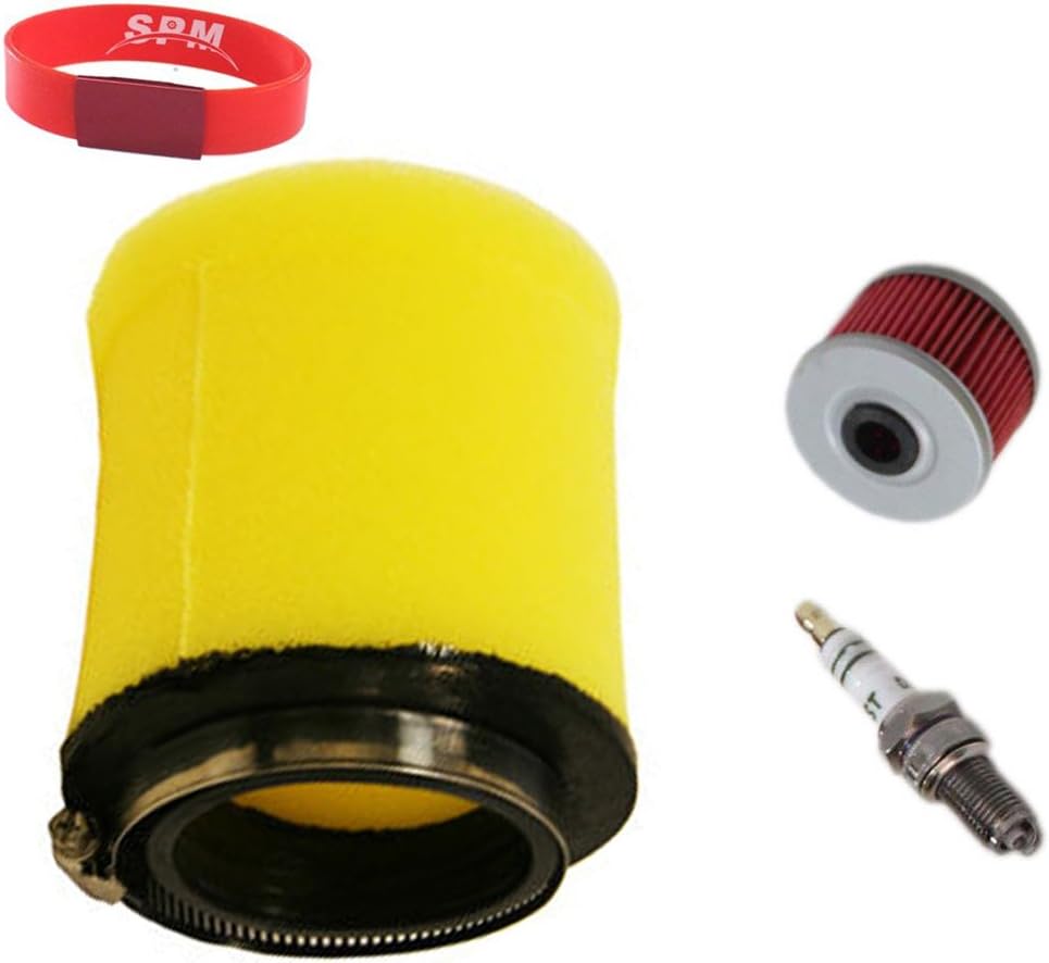 SPM Air Filter Oil Filter Spark Plug for Honda Foreman 450 TRX450FE