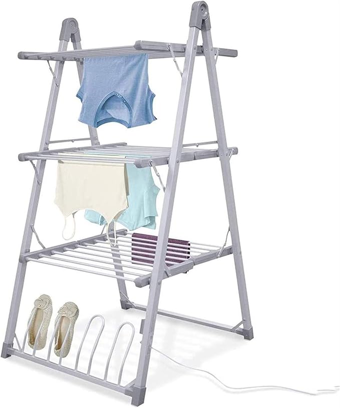 Drying rack Electric Clothes Horse Clothes Dryer,3 Tier Dryer Rack
